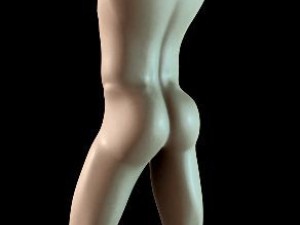 basic male figure rigged 3D 모델