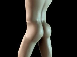 basic male figure rigged 3D Model