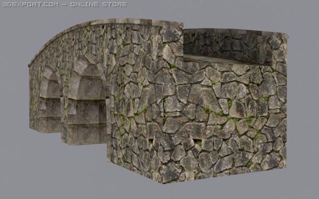 bridge 3D 模型 .c4d .max .obj .3ds .fbx .stl .blend 