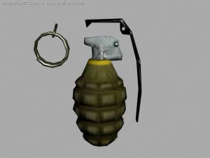 us grenade 3D Model