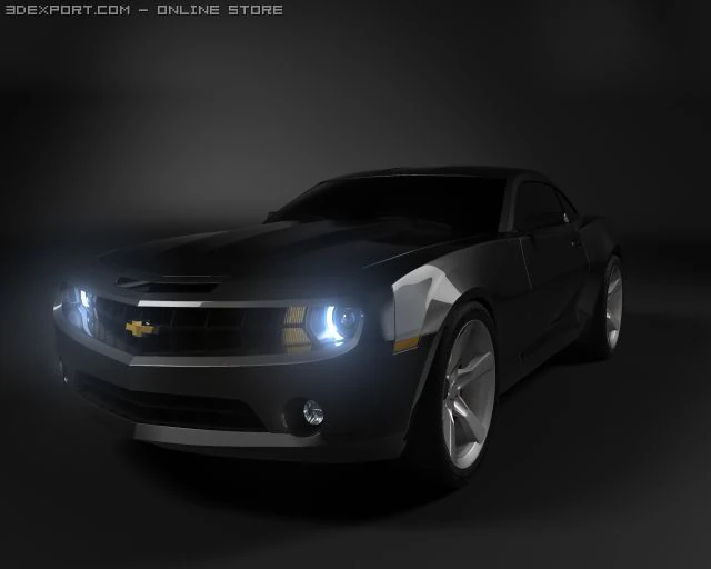 camaro 2010 3D Model .c4d .max .obj .3ds .fbx .stl .blend