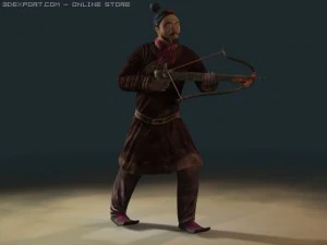 guerrero qin Modelo 3D