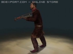 qin warrior Model 3D