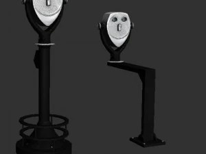 jetonlu d&uuml;rb&uuml;n 3D Model