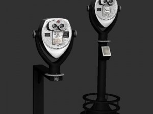 coin operated binoculars 3D Model