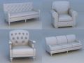 sofa  couch Model 3D