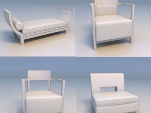 couch sofa chair Modelo 3D