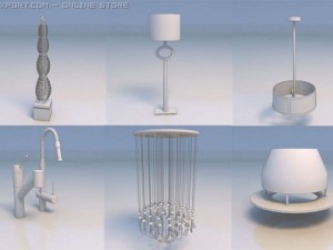 light fixtures water faucet 3D Модель