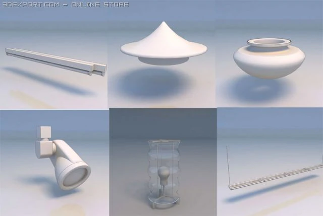 light fixtures 3D Model .c4d .max .obj .3ds .fbx .stl .blend
