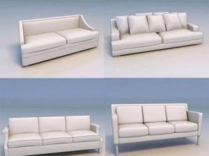 kursi sofa sofa Model 3D