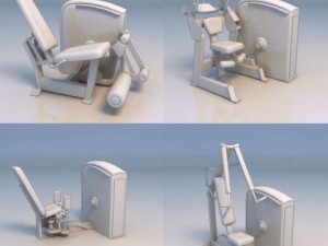 gym fitness equipment Modelo 3D