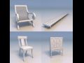 chair sofa couch store cabinet Model 3D