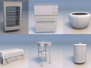 oven bed shelf accessories 3D Модель