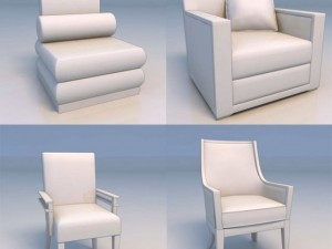 chair sofa couch Modèle 3D