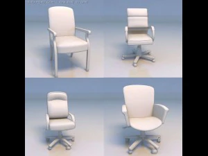chair desk 3D Model