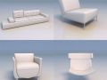sofa chair Model 3D