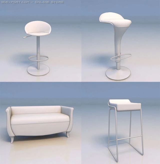 accessories lights stone 3D Model .c4d .max .obj .3ds .fbx .stl .blend