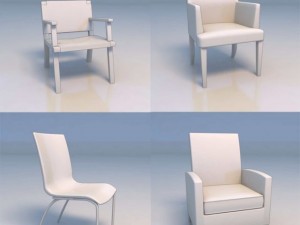 chair sofa desk Modelo 3D