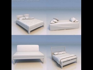 beds 3D Модель