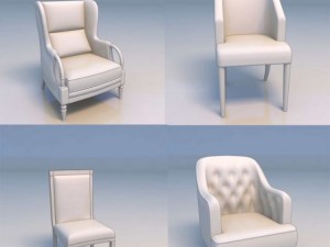 chair couch Model 3D