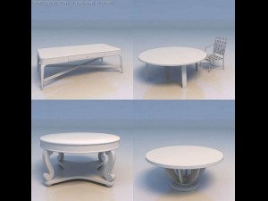 tables desk 3D 모델