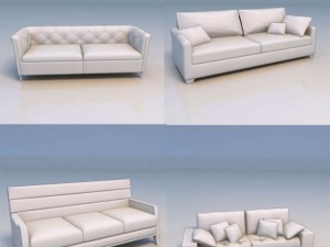 sofa couch 3D-Modell