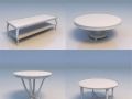 table round table Model 3D