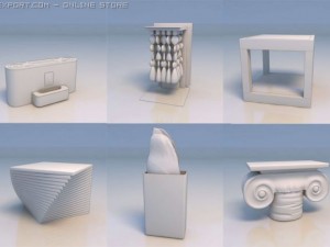 table accessories decoration 3D Model