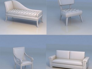 sofa chair couch Modèle 3D
