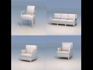 divano-poltrona Modello 3D