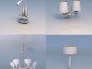 light fixture lamp wall light 3D मॉडल