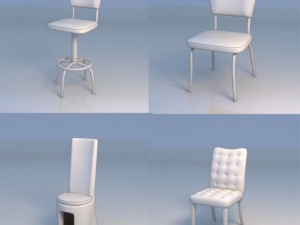 chair couch bar stool 3D Model