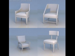 chair couch 3D-Modell