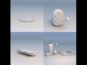 accessories shrimp cushion Model 3D