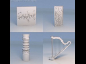 accessories art piece column 3D मॉडल