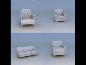 sofa couch chair 3D 模型