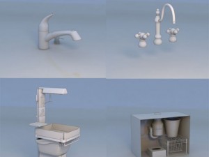 medical equipment faucet 3D-Modell