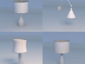 lamp light wall light 3D Модель