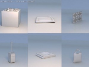 accessories bag cushion Modelo 3D