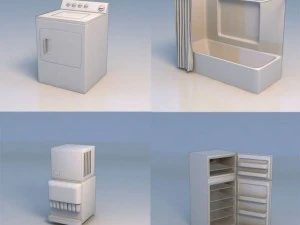 Waschmaschine 3D Modell