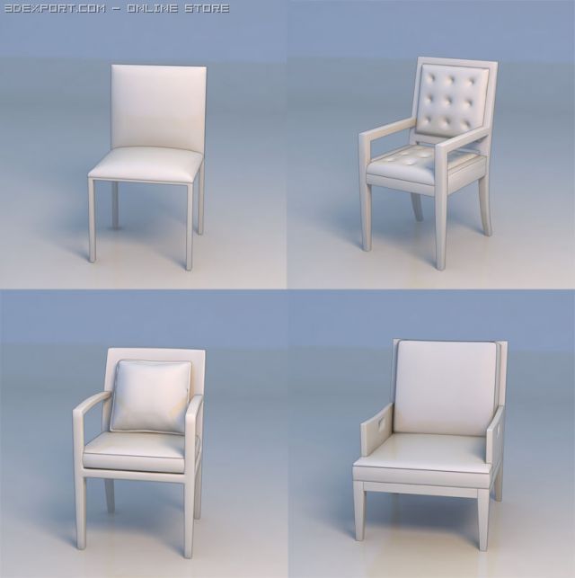 chair Modelo 3D .c4d .max .obj .3ds .fbx .stl .blend 