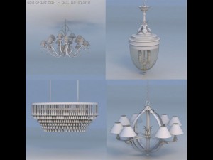 lights pendant light lamp Model 3D