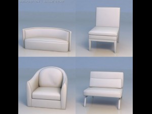 sofa chair couch lounge 3D Model