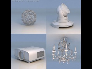 projector accessories light 3D 模型