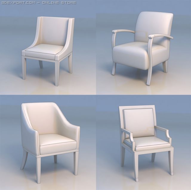 chair sofa couch 3D मॉडल .c4d .max .obj .3ds .fbx .stl .blend 