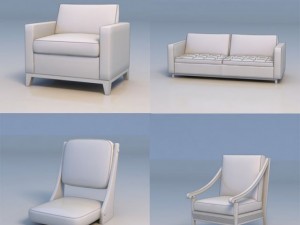 chair sofa Modèle 3D