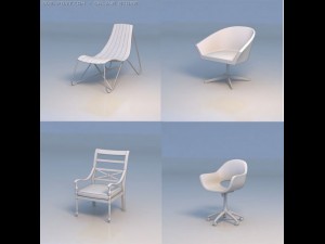 chair sofa couch 3D Модель