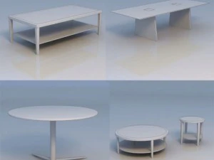 Tisch runder Tisch 3D Modell