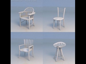 chair sofa couch Modelo 3D