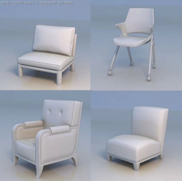 table round table 3D Model .c4d .max .obj .3ds .fbx .stl .blend 